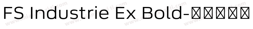 FS Industrie Ex Bold字体转换